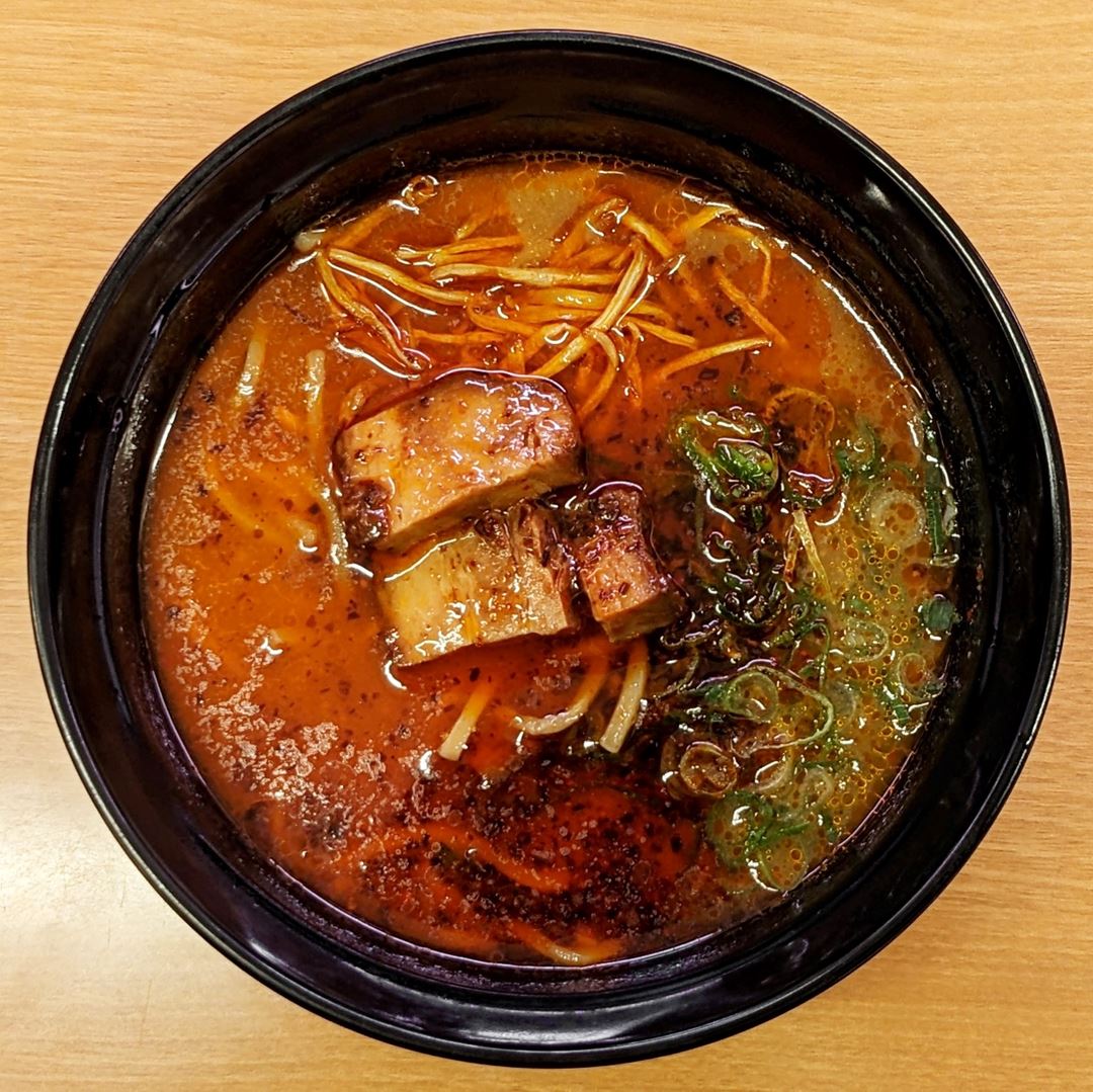 スシロー 鬼金棒監修ラーメン カラシビ味噌らー麺 SUSHIRO Spicy Miso Ramen