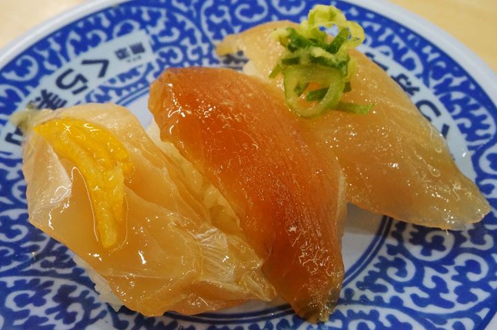 3 kinds of Fish 江戸人気三種盛り Conveyor Belt Sushi Restaurant (Sushi Go Round) KURASUSHI くら寿司