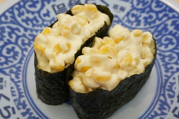 Corn Mayo コーン - Conveyor Belt Sushi Restaurant (Sushi Go Round) KURASUSHI くら寿司