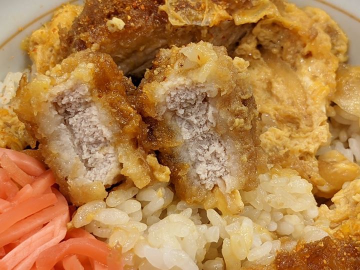 Pork Cutlet on Scrambled Eggs Rice Bowl カツ丼 - NAKAU なか卯