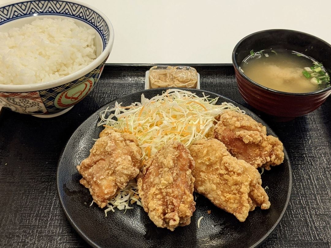 Fried Chicken Meal から揚げ定食 YOSHINOYA 吉野家