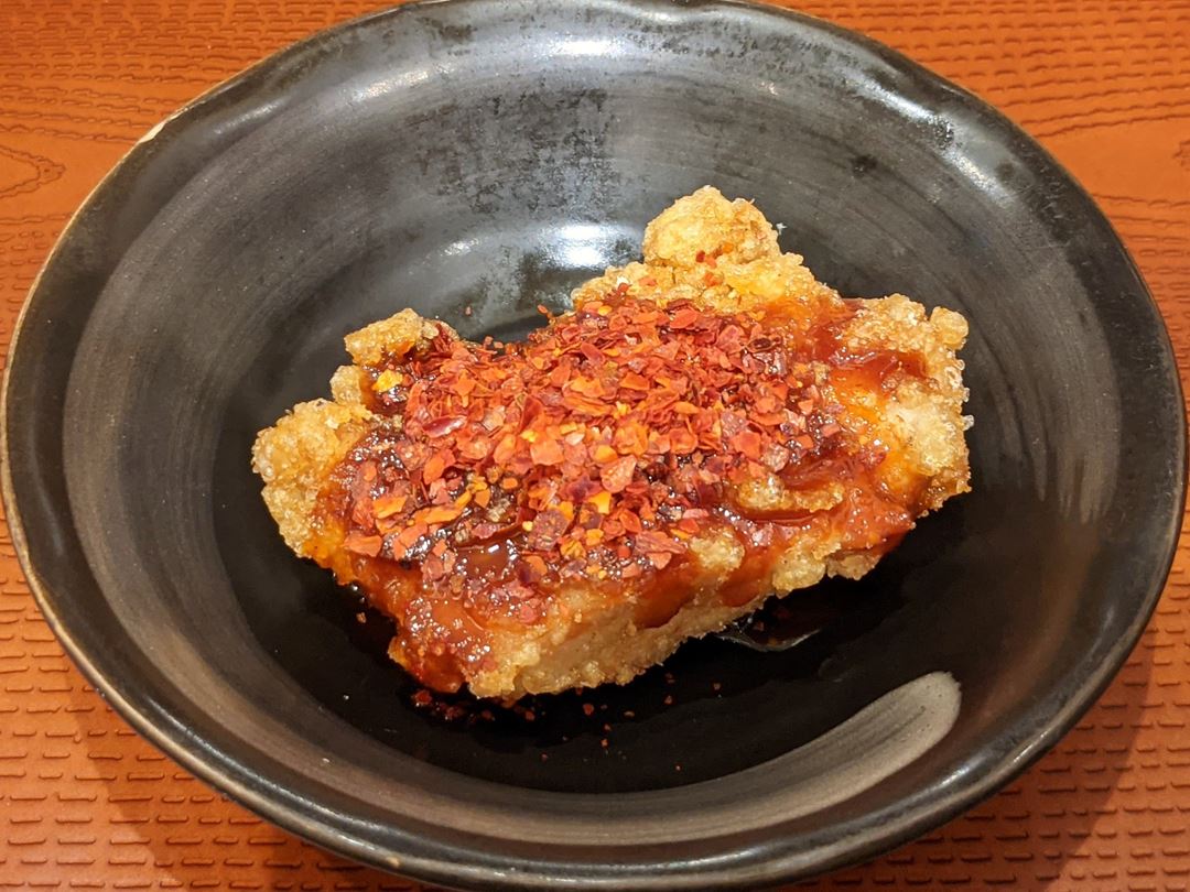 Karaage Deep Fried Chicken から揚げの天才 Red Spicy Miso 赤 コクの辛味噌