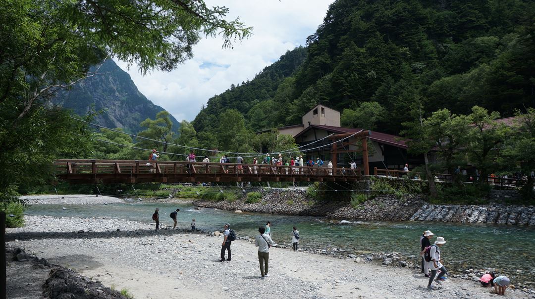 河童橋 上高地 長野 Kappa Bridge - Kamikochi in Nagano
