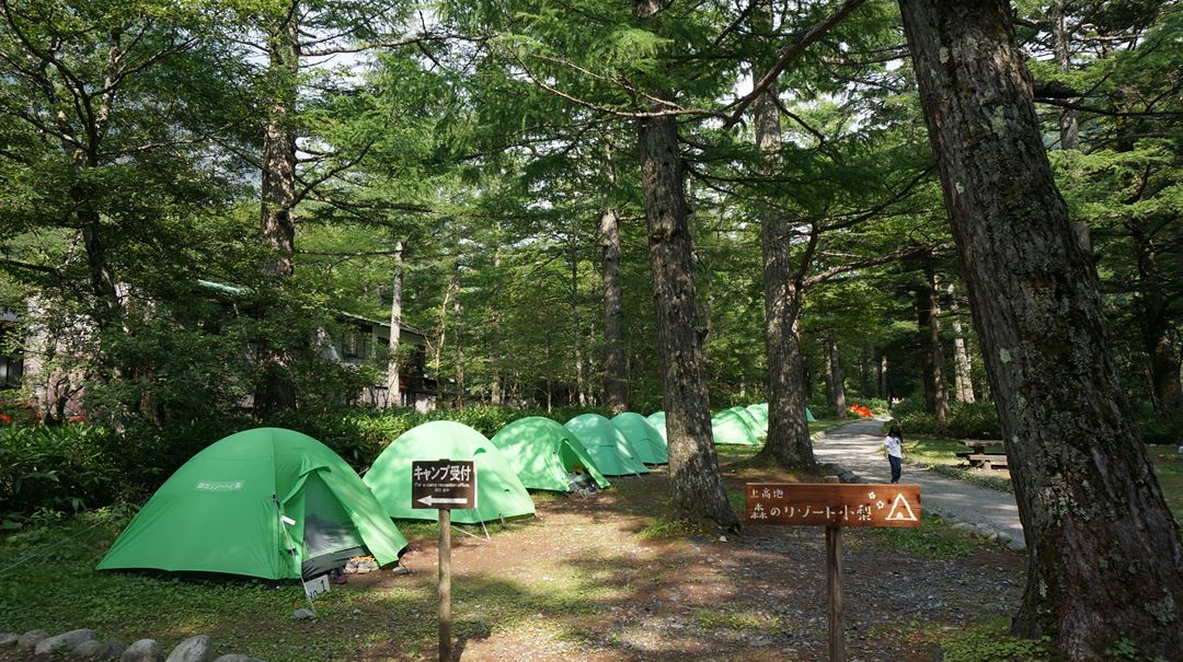 小梨平キャンプ場 上高地 長野 Konashidaira Camping Area - Kamikochi in Nagano