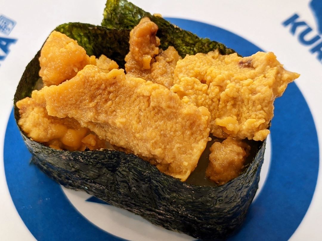 New Sea Urchin 新物うに Conveyor Belt Sushi Restaurant (Sushi Go Round) KURASUSHI くら寿司