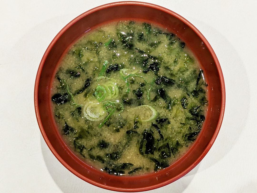 Sea Lettuce AOSANORI Miso Soup あおさみそ汁 HAMAZUSHI はま寿司 HAMASUSHI