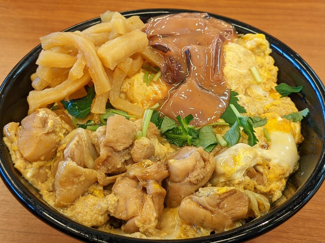 親子丼セット Chicken Bowl OYAKO-DON Set - 唐揚げ Deep fried chicken KARAYAMA からあげ からやま