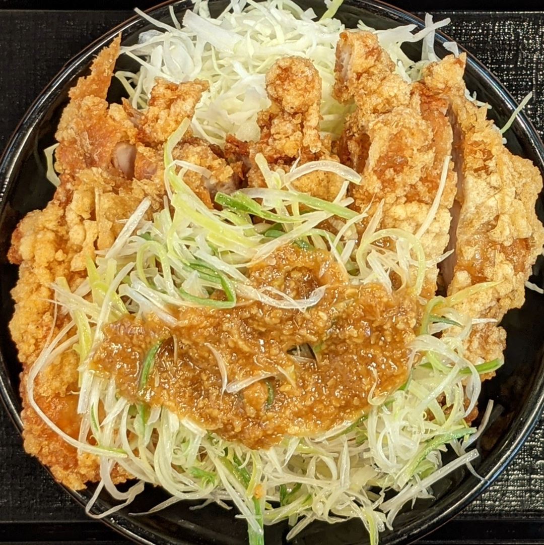 ネギ極ダレ丼 - KARAYAMA からやま - Deep fried chicken からあげ 唐揚げ