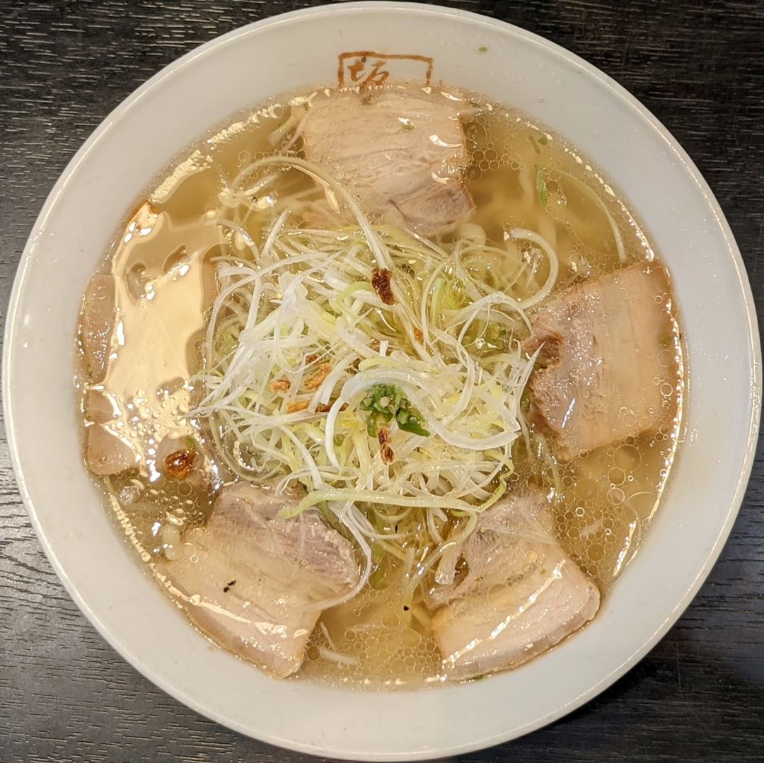 喜多方ラーメン坂内 Kitakata Ramen Bannai 青唐ねぎ塩 Green Chili Shio Negi