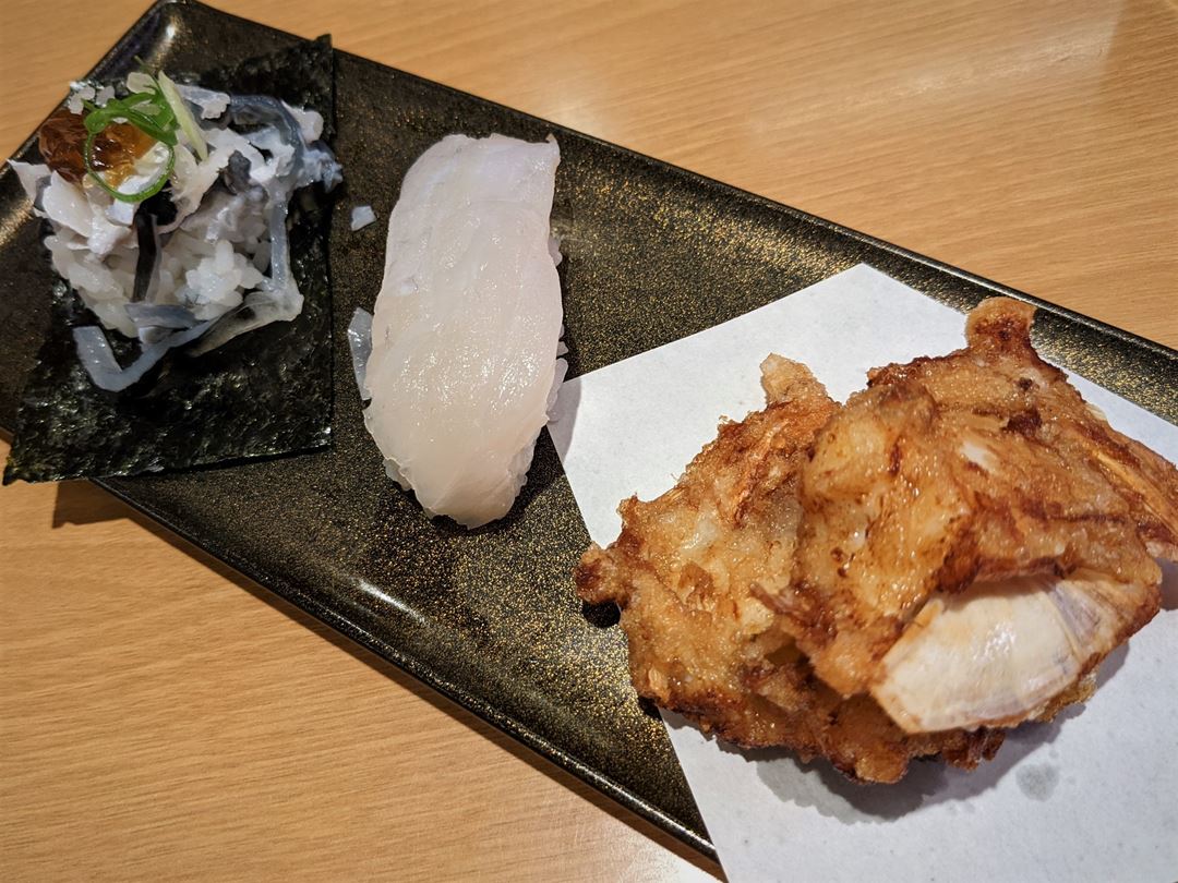 SUSHIRO スシロー Pufferfish Blowfish とらふぐ 河豚