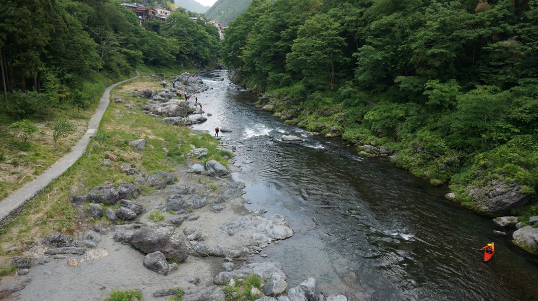東京 御岳渓谷遊歩道 御嶽 杣の小橋 Mitake Valley Riverside Trail - Tokyo