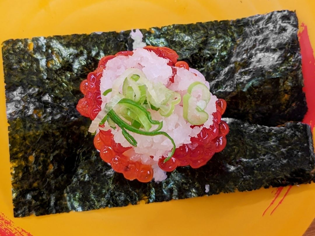 スシロー 筋子 紅鮭のすじこ醤油漬け SUSHIRO Salmon Roe Soy Sauce Marinade