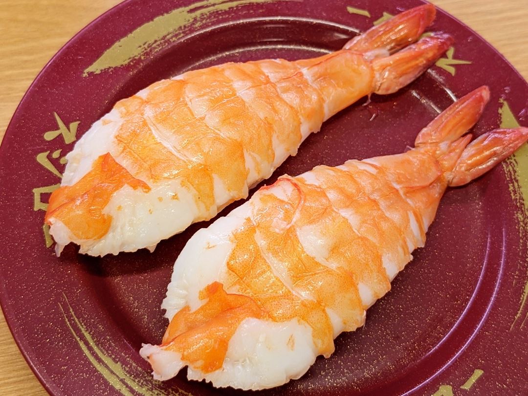 スシロー ダブル大えび Double Red Prawn - Jumbo Shrimp SUSHIRO