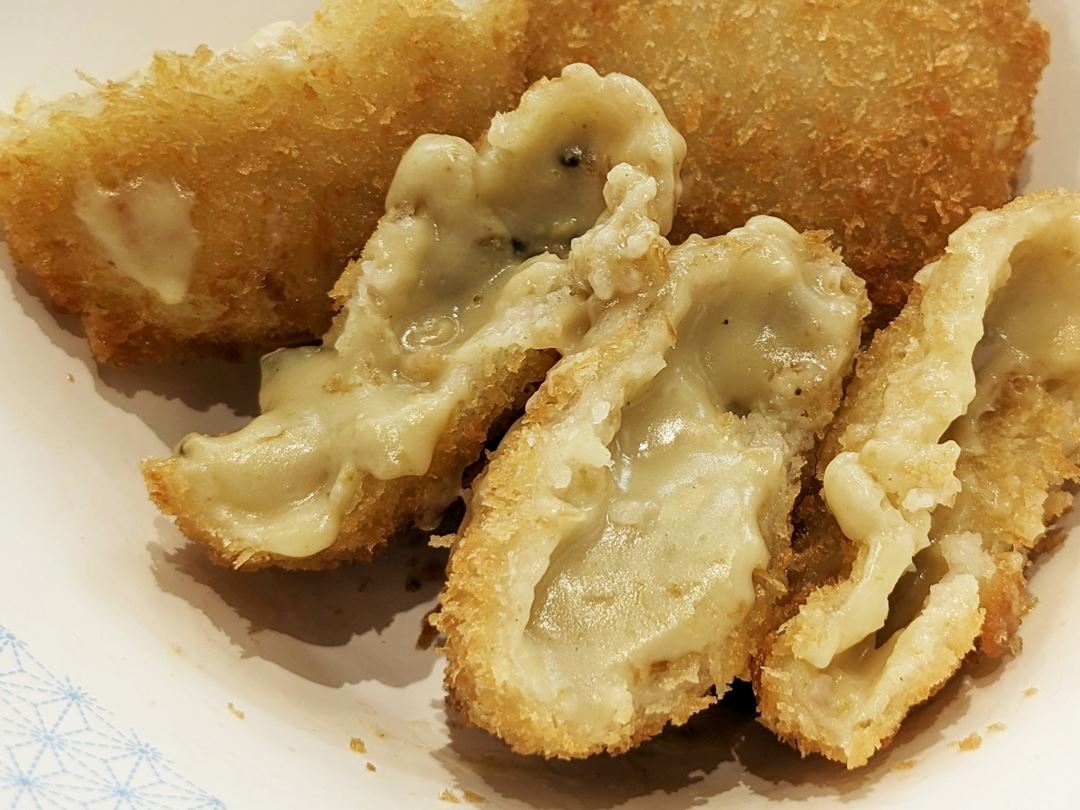 広島県産牡蠣クリームコロッケ Oyster Cream Croquette カキ HAMAZUSHI はま寿司 HAMASUSHI