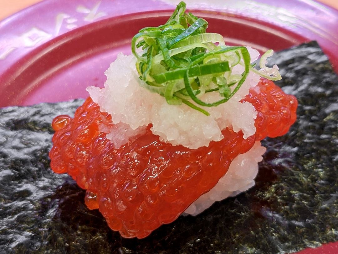 スシロー 筋子 紅鮭のすじこ醤油漬け SUSHIRO Salmon Roe Soy Sauce Marinade