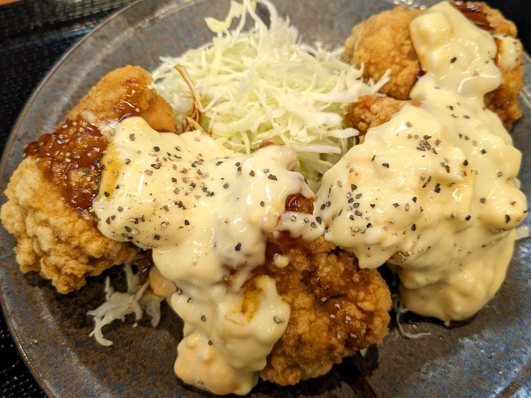 チキン南蛮定食 KARAYAMA からやま Deep fried chicken からあげ 唐揚げ