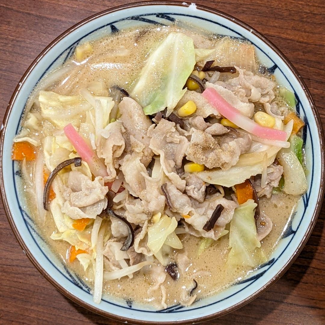 豚ちゃんぽんうどん 丸亀製麺 Pork Champon Udon MARUGAME SEIMEN