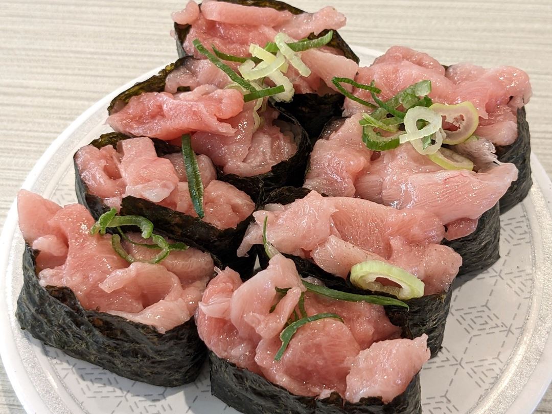 大とろ軍艦 はま寿司 Minced Special Fatty Tuna Gunkan HAMASUSHI