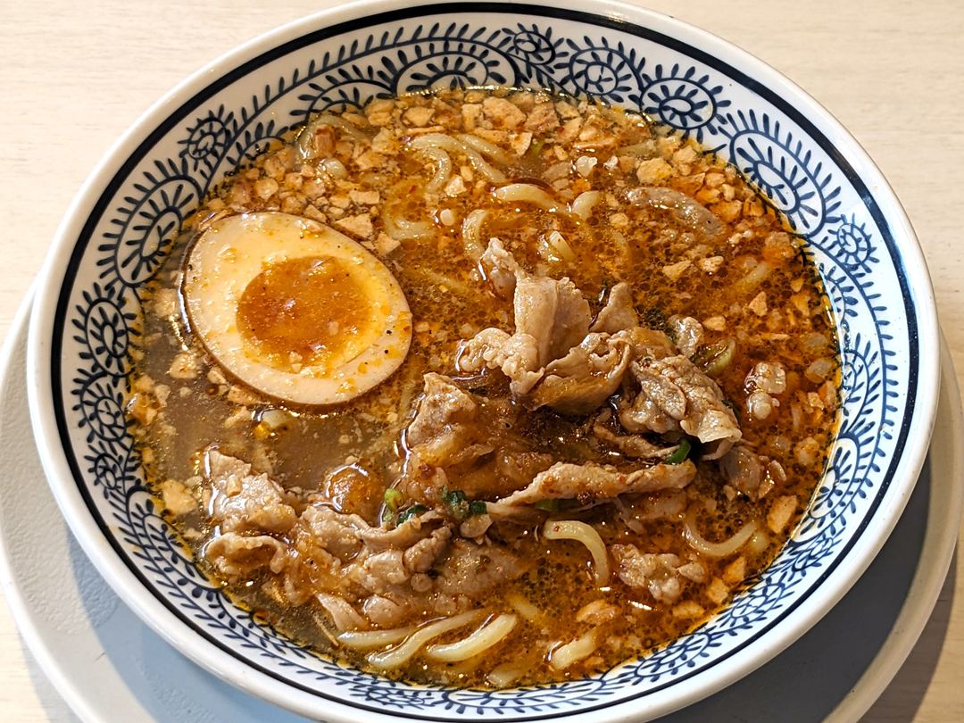 丸源ラーメン 肉そばつけ麺 割りスープ MARUGEN RAMEN