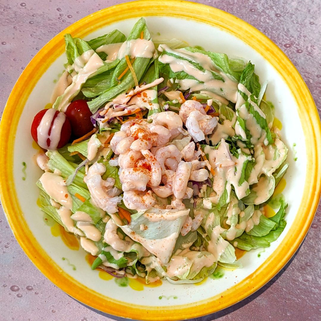 小エビのサラダ Shrimp Salad Saizeriya サイゼリヤ