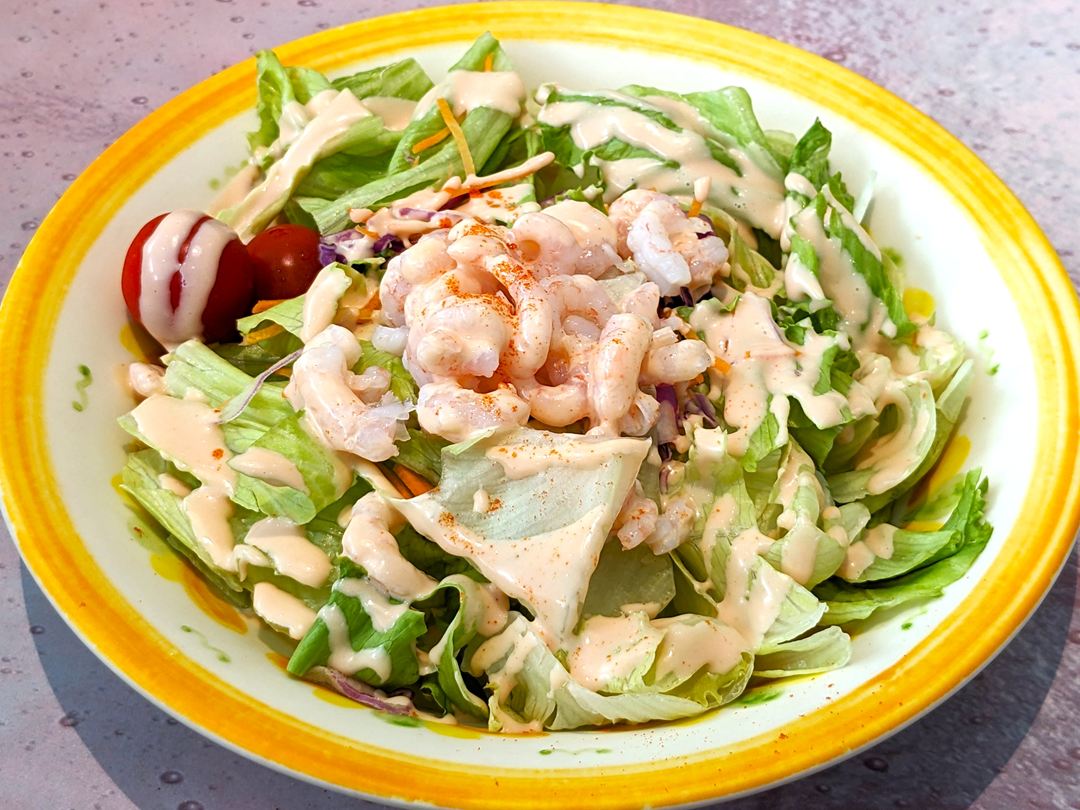 小エビのサラダ Shrimp Salad Saizeriya サイゼリヤ