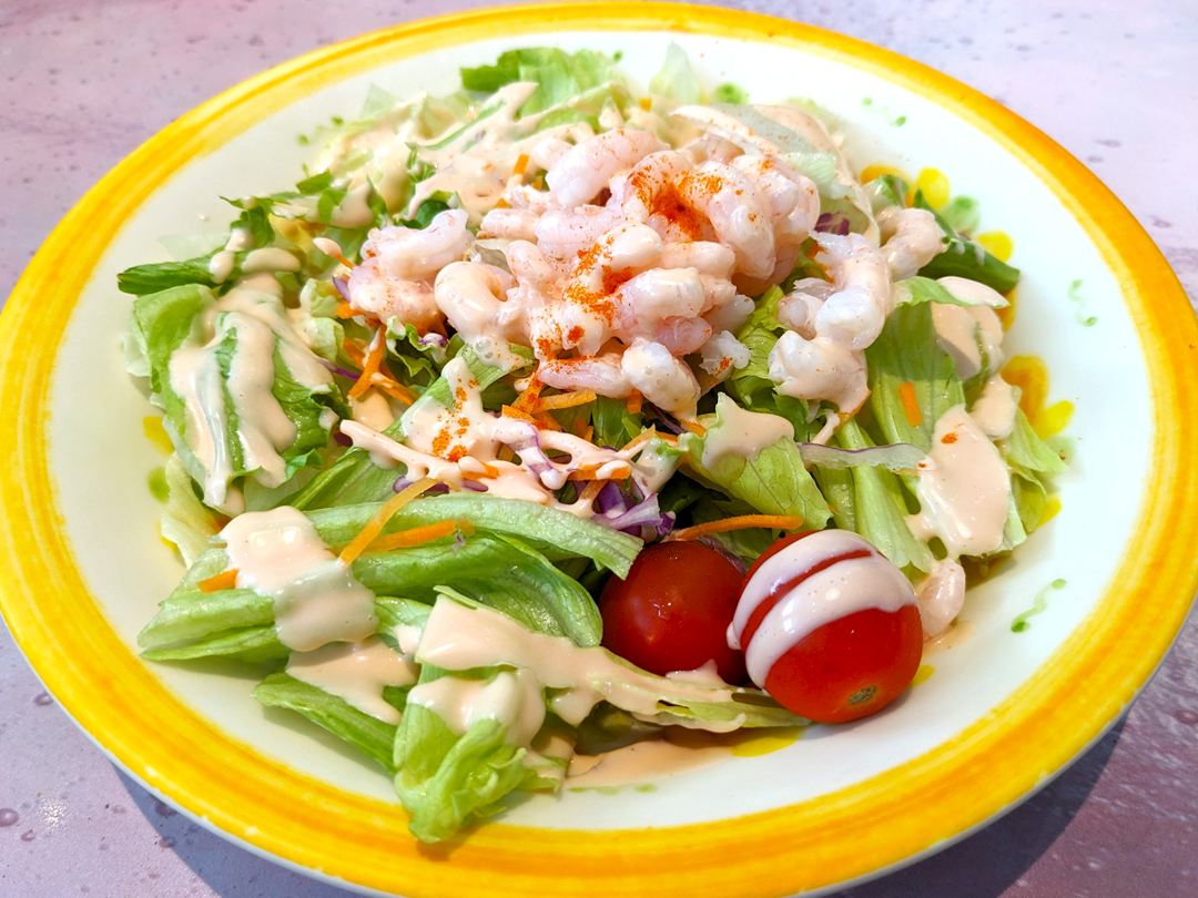 小エビのサラダ Shrimp Salad Saizeriya サイゼリヤ