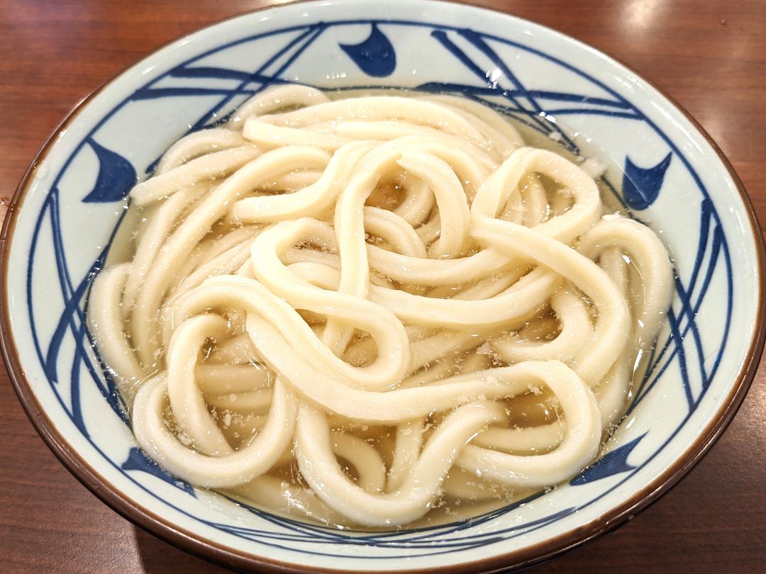 旨塩うどん（冷）丸亀製麺 MARUGAME SEIMEN Salt Soup Udon