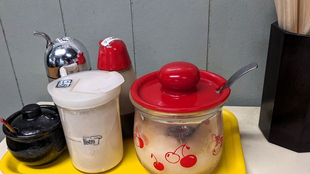 ラーメン食堂 七子 卓上調味料 高知 四万十町