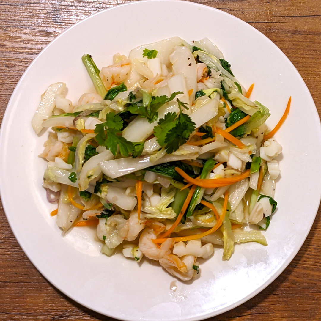 野菜と海鮮の炒め ちゃんフォー南国 ベトナムレストラン 高知