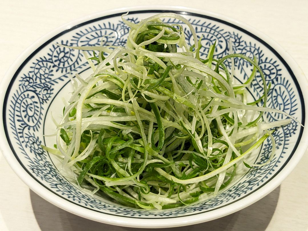 丸源ラーメン トッピング ドッカンねぎ MARUGEN RAMEN