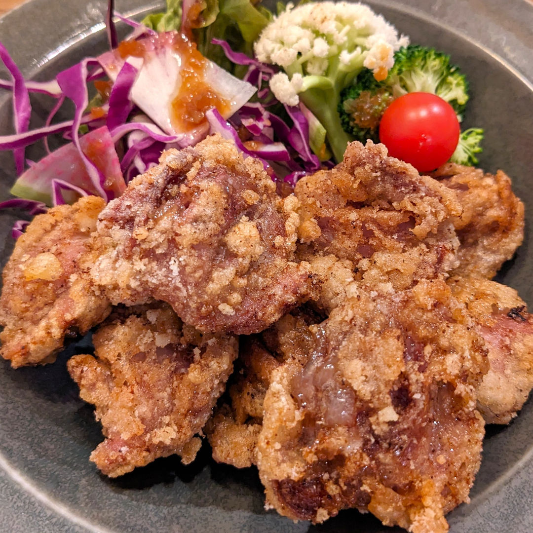 砂肝ニンニク麹唐揚げ おばんざい 日日。 高知 昼飲みカフェ居酒屋レストラン