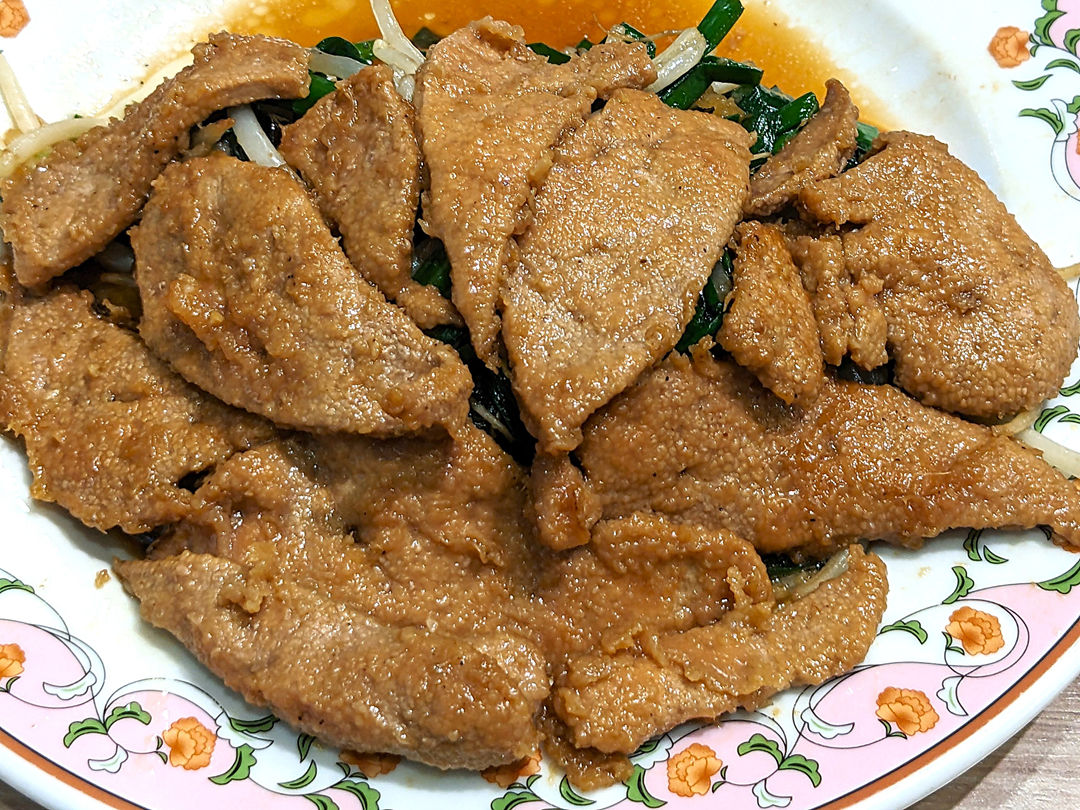 ニラレバ炒め 餃子の王将 Sauteed Pork Liver and Garlic Chives Gyoza OHSHO