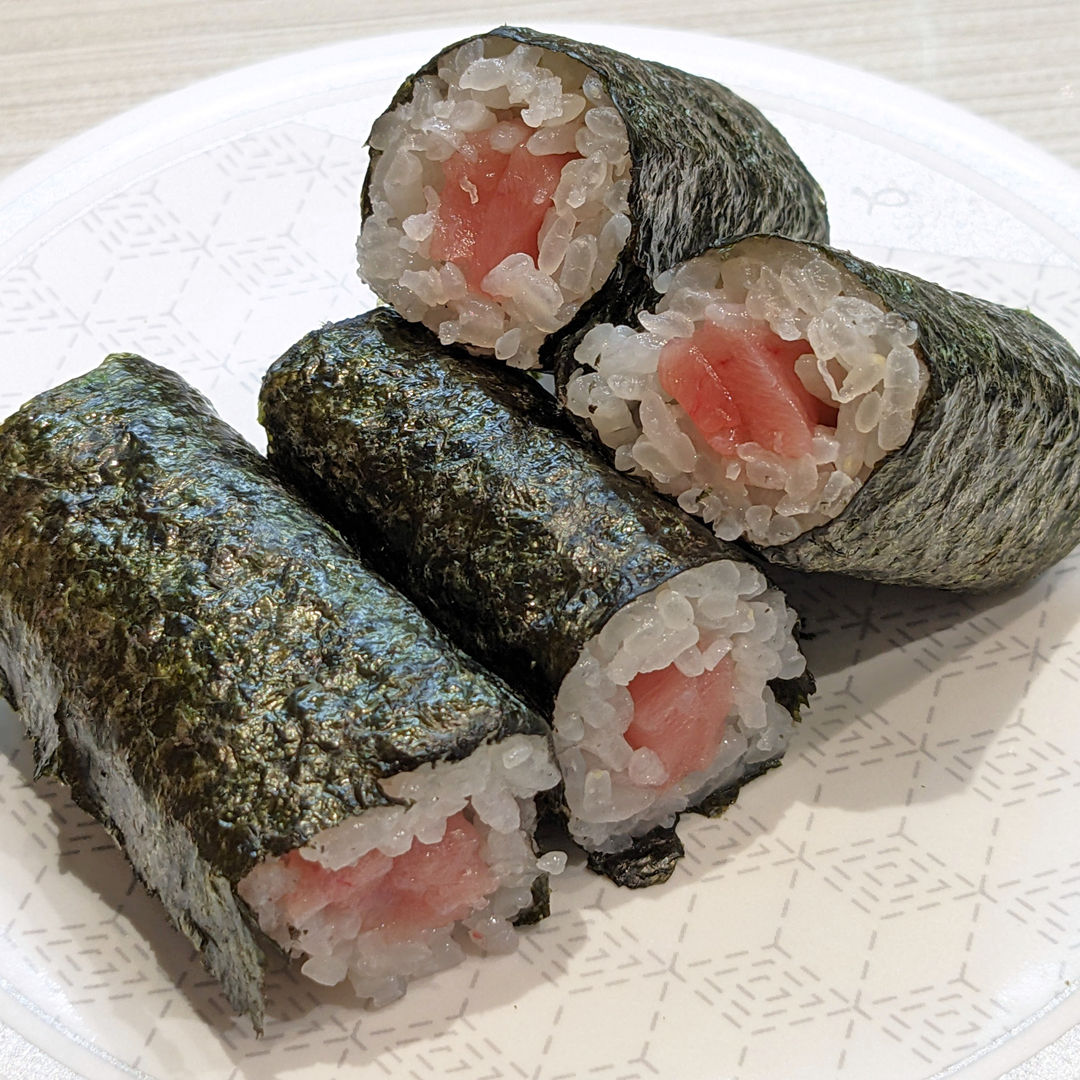みなみまぐろ大とろ鉄火巻 はま寿司 Southern Special Fatty Tuna Gunkan HAMASUSHI