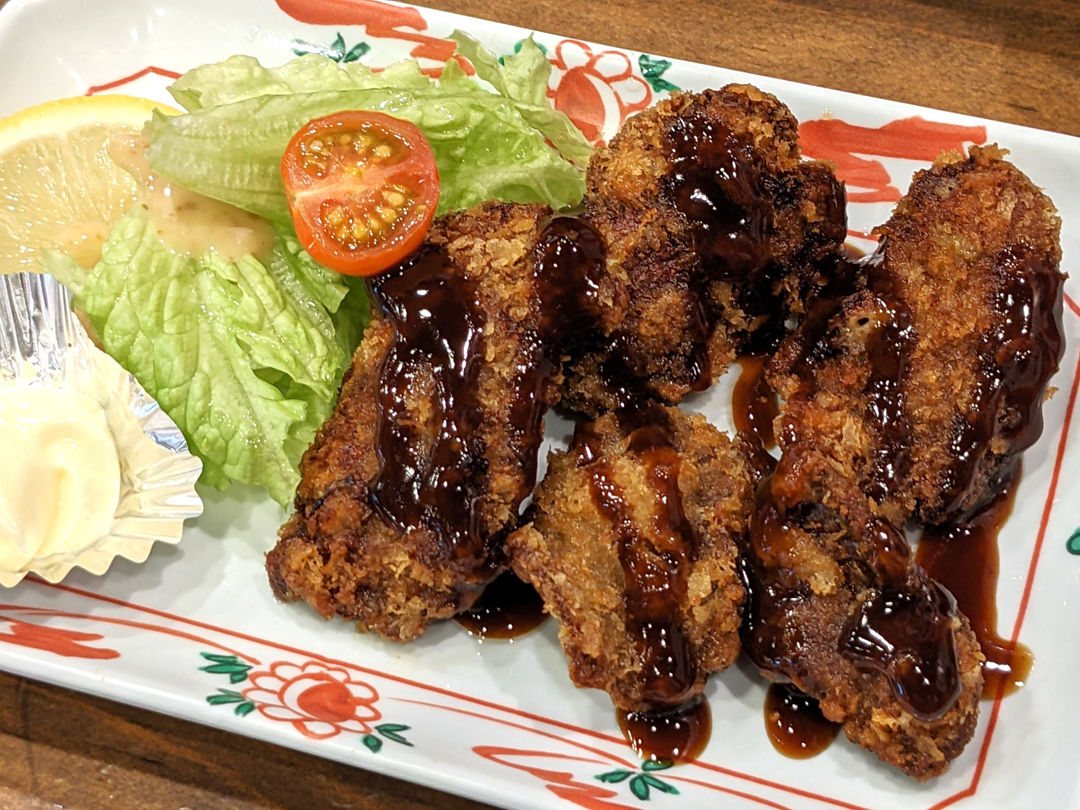 軍鶏伝 しゃもでん ひろめ市場 居酒屋 レバーカツ 高知グルメ