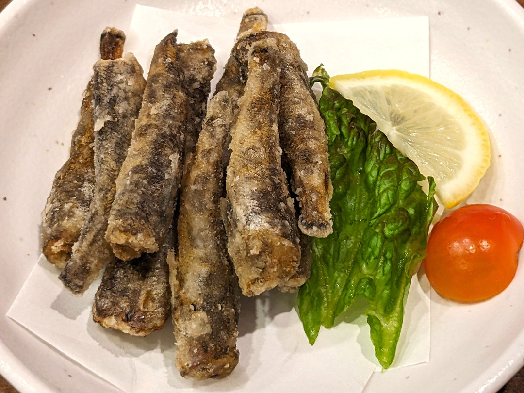 軍鶏伝 しゃもでん ひろめ市場 居酒屋 メヒカリ唐揚げ 高知グルメ